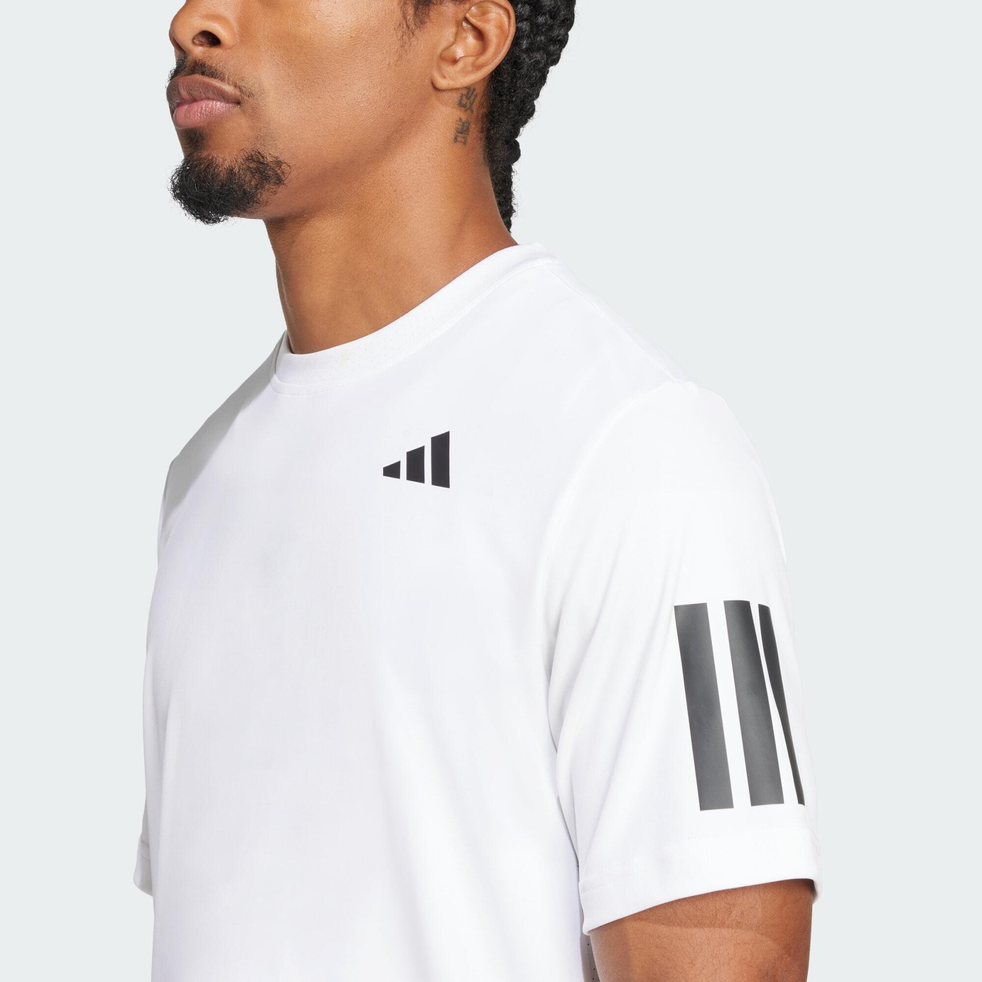 T-shirt Club Tennis Climacool 3 bandes 4/7