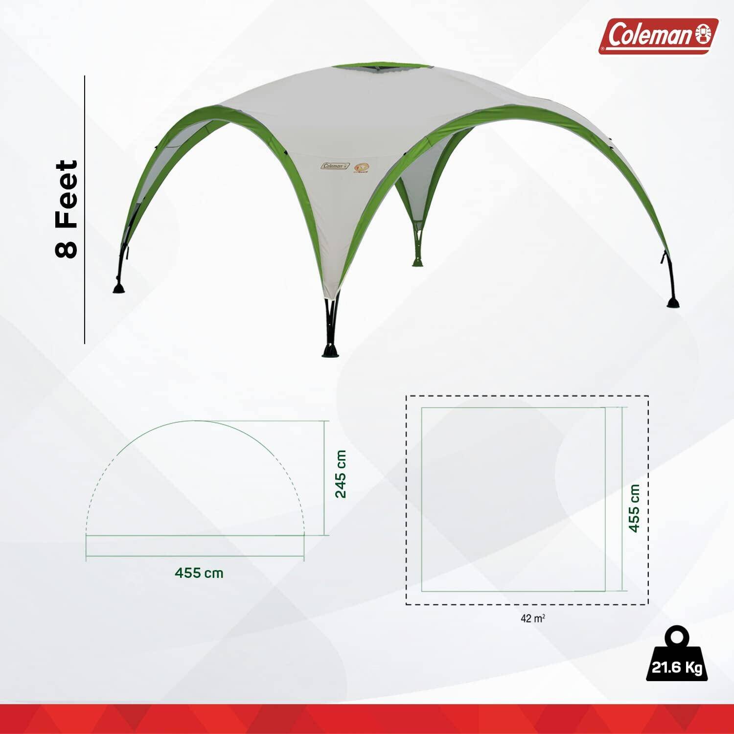 Event Shelter Pro 15 x 15 ft with UV & Water Protected Flysheet, Extra Large Event Tent with Sturdy Steel Poles for Festivals, G -  2