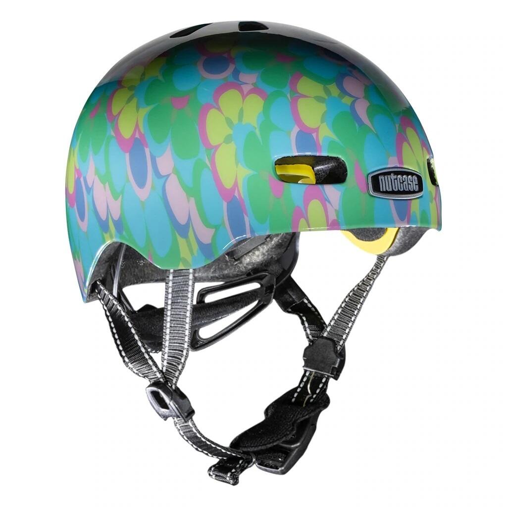 NUTCASE Kinder-Fahrradhelm  Baby Nutty, Petal To Metal