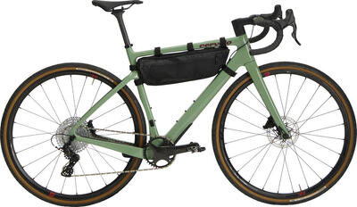 MiddleMate S - Leichtes Nylon Fahrrad Rahmentasche - Einstellbar - 3 Litern