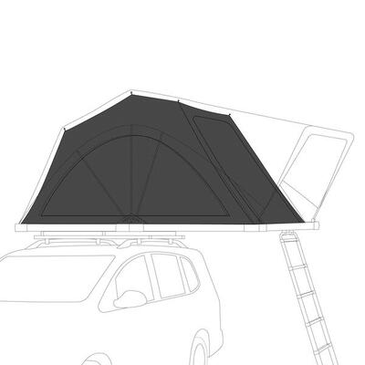 qeedo Freedom Family 4 Thermo Tent Innenzelt für Dachzelt Schlafkabine