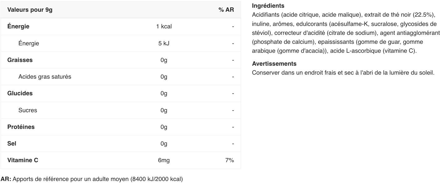 Boissons à diluer - BOLERO® - Thé Glacé à la Pêche 2/3
