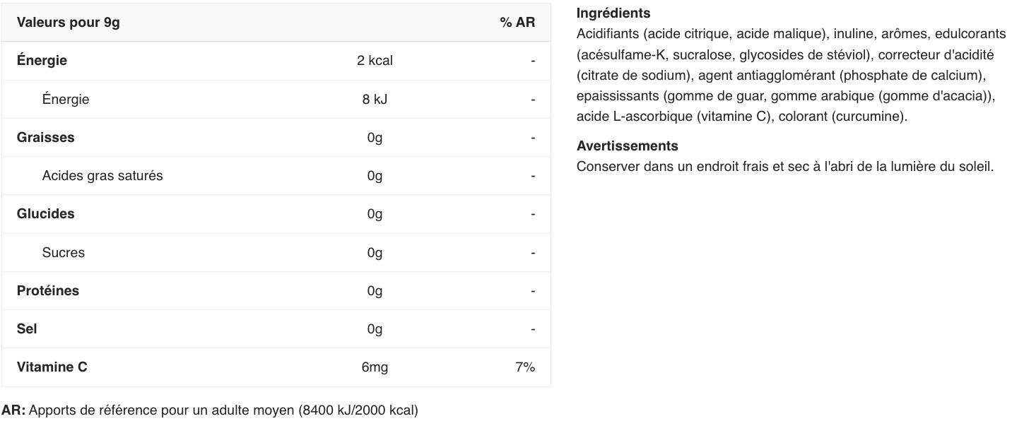Boissons à diluer - BOLERO® - Pamplemousse Jaune 2/4