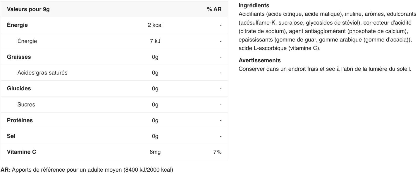 Boissons à diluer - BOLERO® - Guarana 2/4