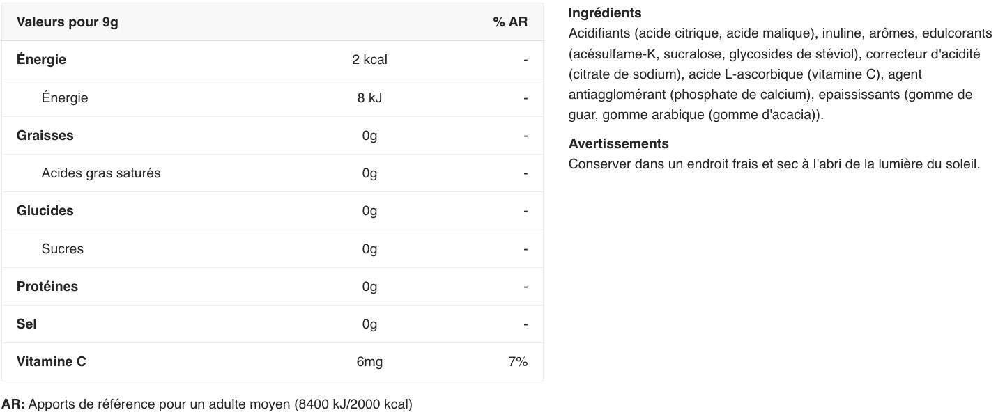 Boissons à diluer - BOLERO® - Tonic 2/4