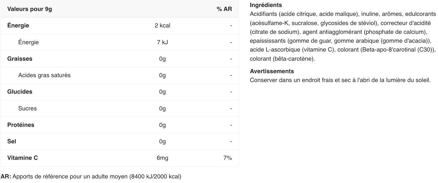 Boissons à diluer - BOLERO® - Papaye 2/6