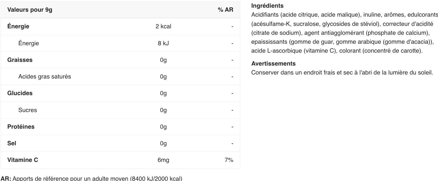 Boissons à diluer - BOLERO® - Baie d'Açaï 2/4