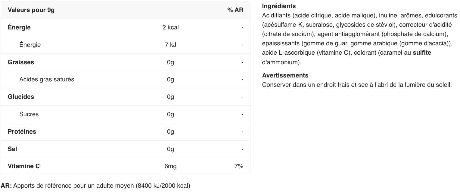 Boissons à diluer - BOLERO® - Tamarin 2/4