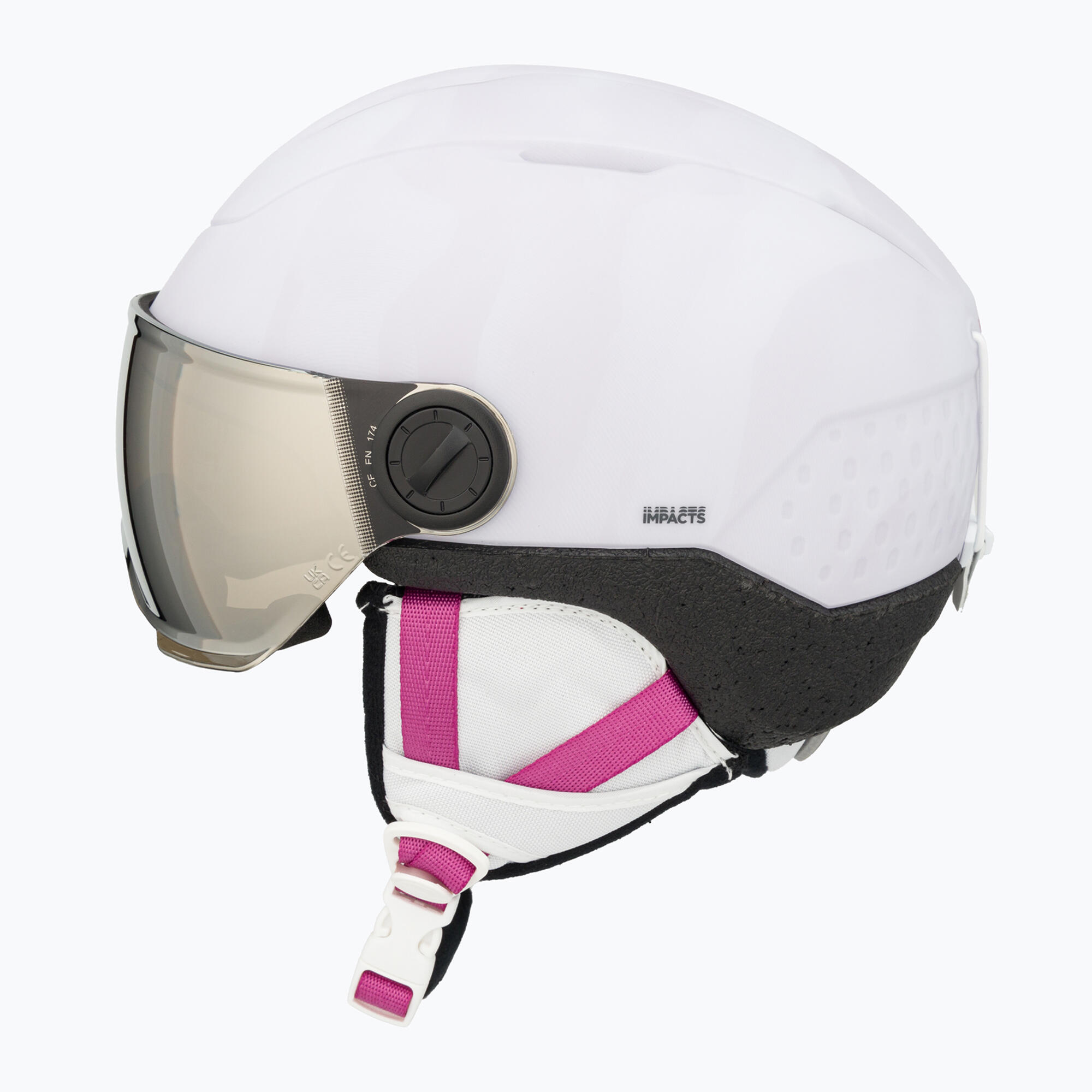 Rossignol Whoopee Visor Impacts Ski-/Snowboardhelm, weiß, für Jungen 5/5