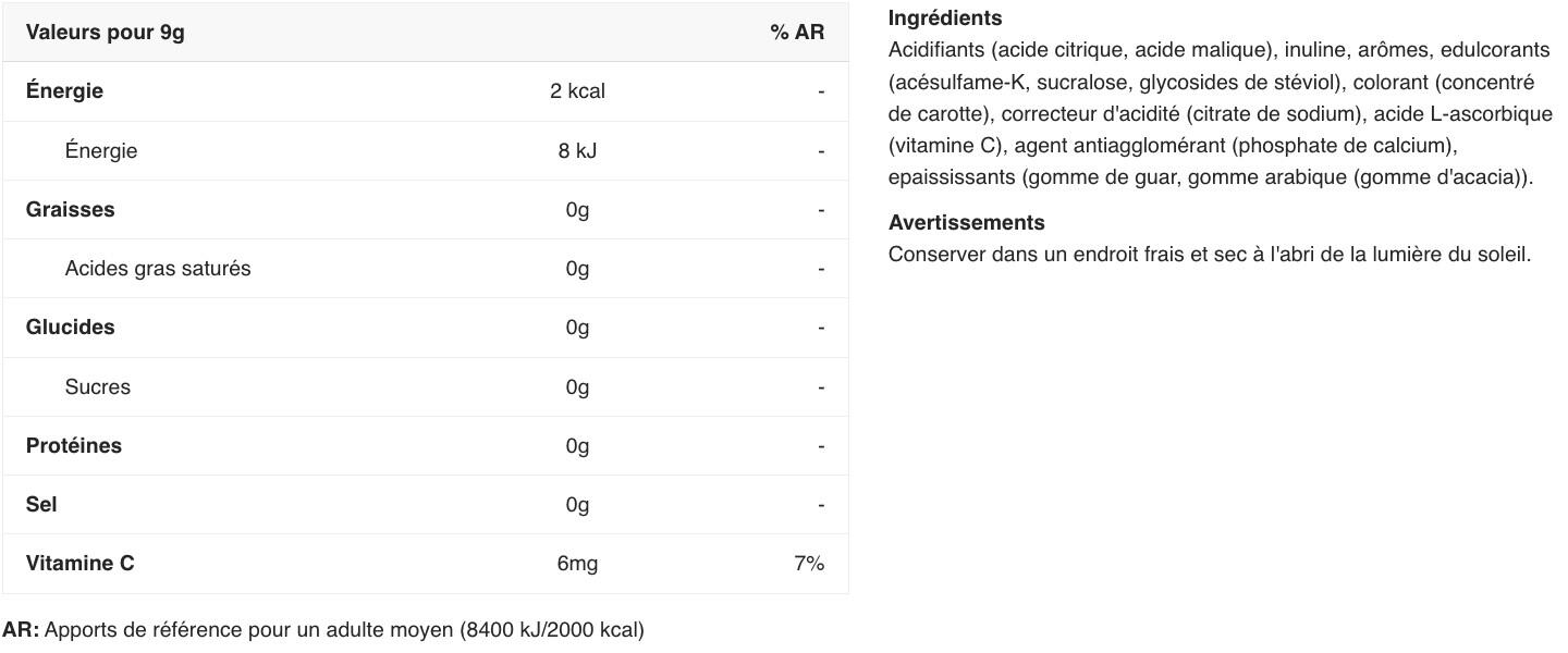 Boissons à diluer - BOLERO® - Pamplemousse Tonic 2/4