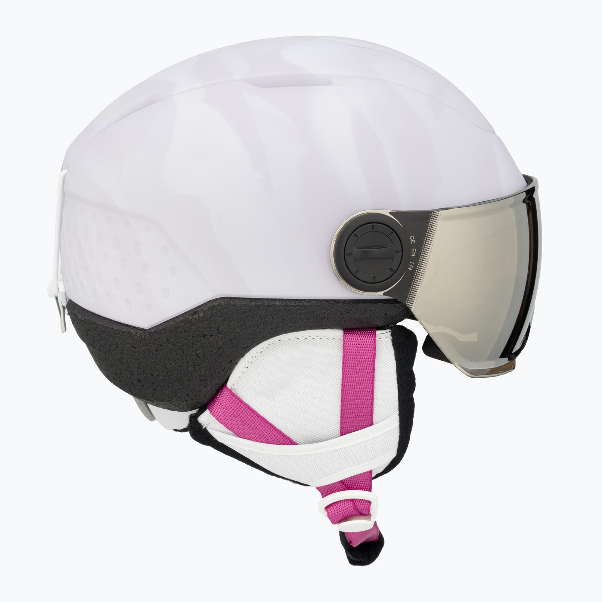 Rossignol Whoopee Visor Impacts Ski-/Snowboardhelm, weiß, für Jungen 4/5