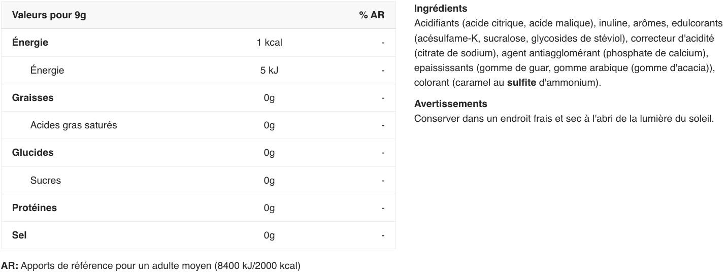 Boissons à diluer - BOLERO® - Kola 2/4