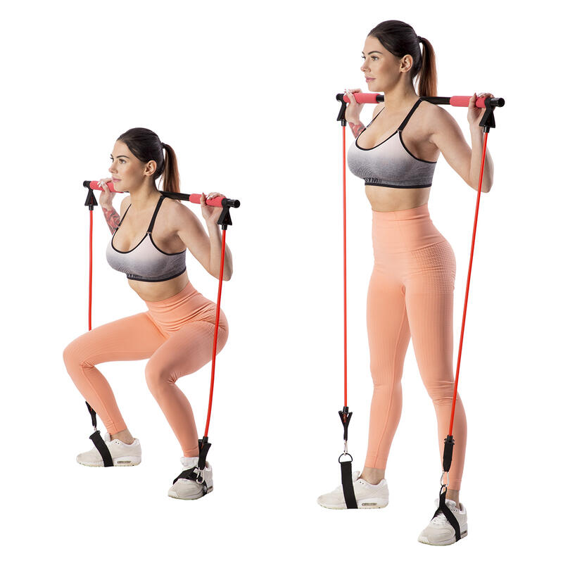 Set met de dc31 HMS pilates bar