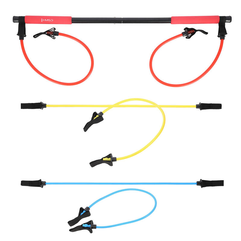 Set pentru pilates bară + benzi HMS DC31