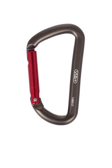 Moschettone Arrampicata Vi.6+ Gear 11Kn Grigio/Rosso