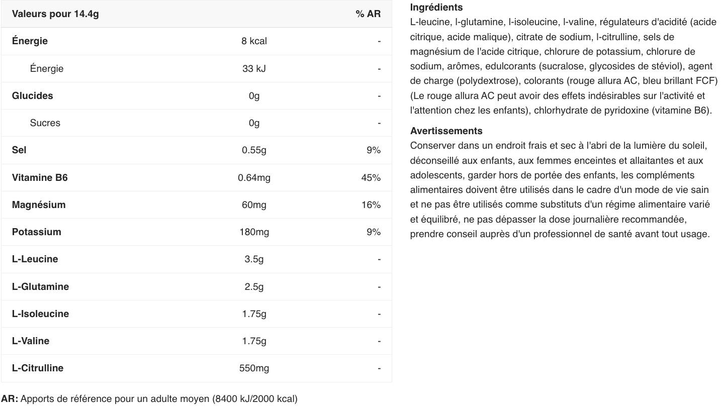 BCAA en poudre - Xtend BCAA - Cassis 2/3