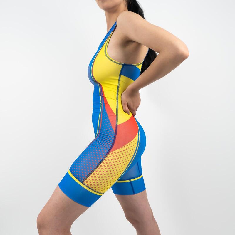 Dres de Lupte ARMURA Honor et Patria Feminin V2 Albastru