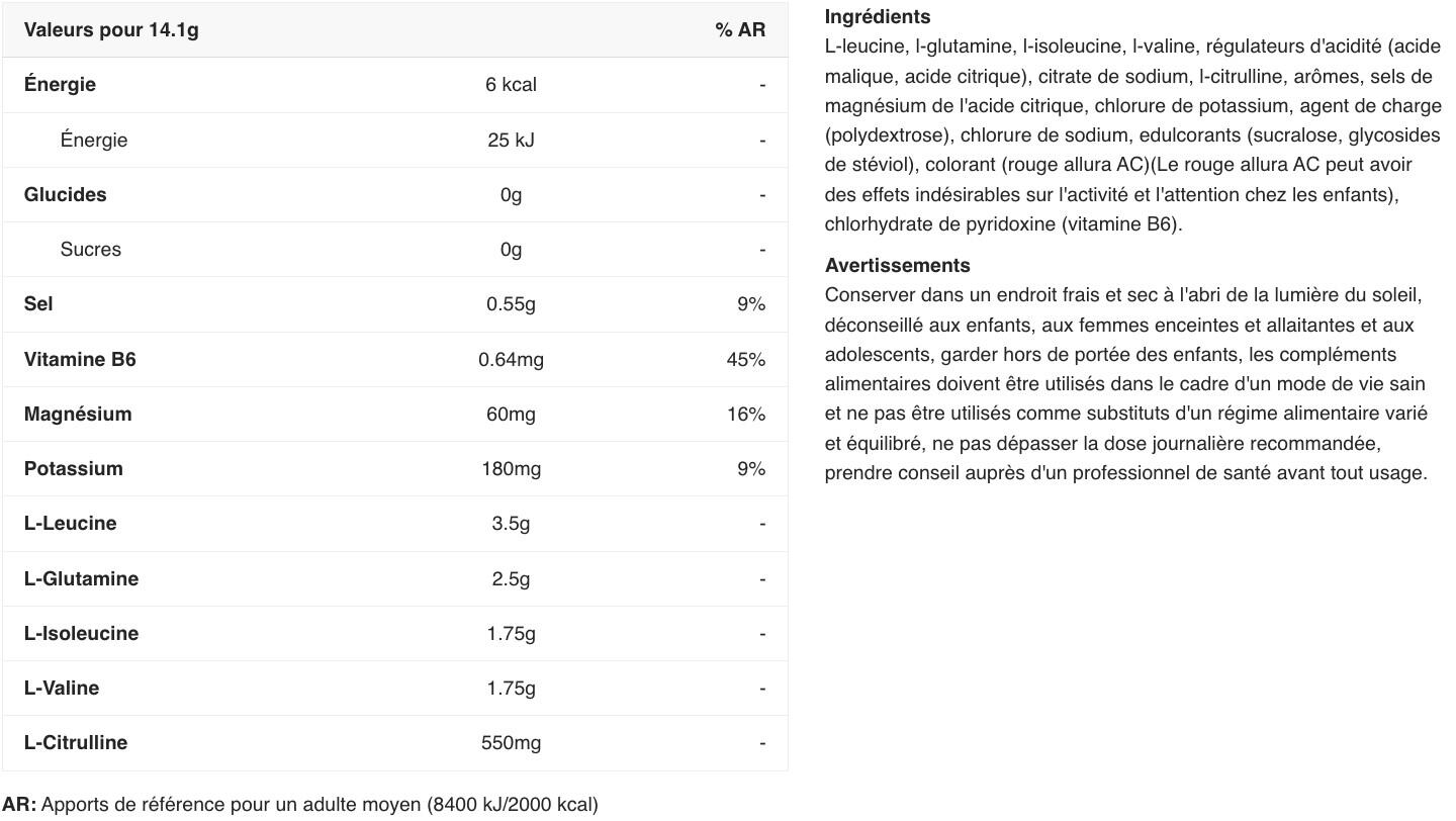 Xtend BCAA 2/3