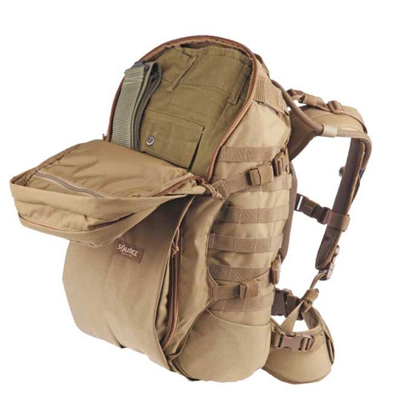 Sac à dos tactique avec poche à eau Double D 45L - Noir 4/5