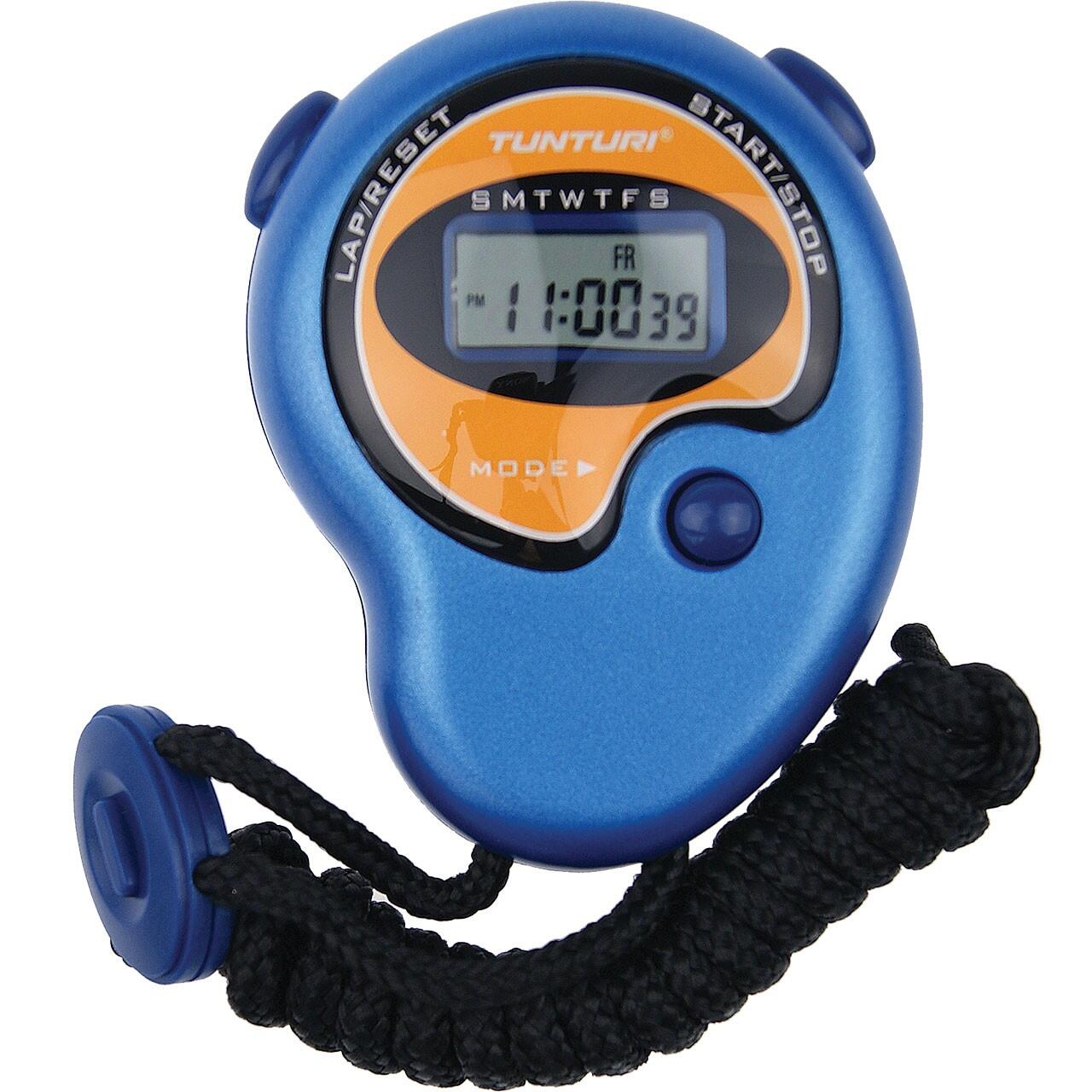 TUNTURI Tunturi Stopwatch 14TUSRU003 digital 1/100s blue