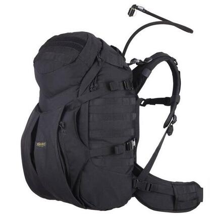 Taktischer Rucksack mit Trinkblase Double D 45L - Schwarz