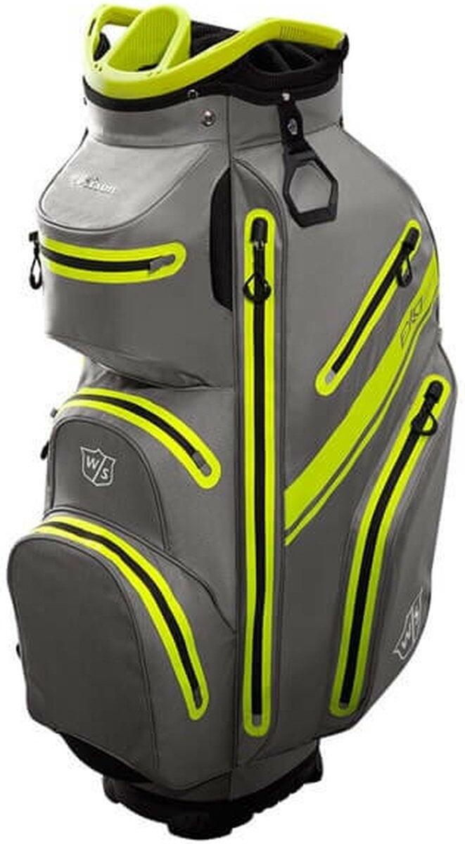 WILSON STAFF Staff Exo Dry - Waterwerende Golftas - Cartbag - Grijs Geel