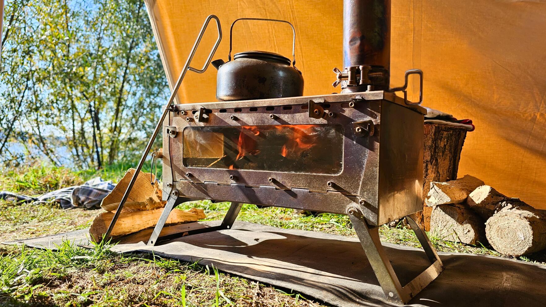 Bushmen FASTFOLD Camping Stove L2W 2/7