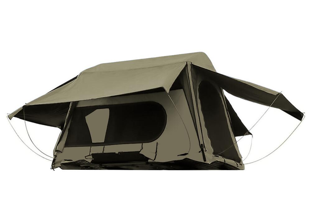OUTDOORU Dachzelt Sky aufblasbar für 3 Personen Grün 145 cm