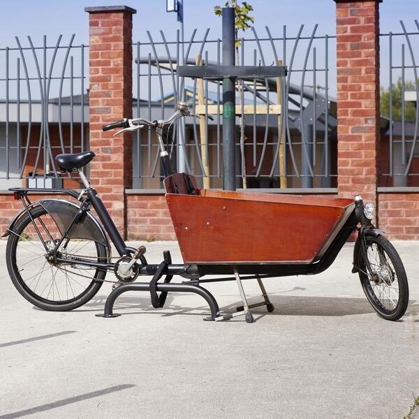 Arceau Antivol Vélo Cargo coloris gris 3/4