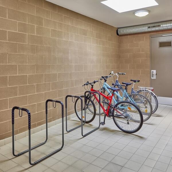 Mottez - Support 4 Vélos Gainé - Arceau De Stationnement Vélo - Noir - 2 Places - Decathlon