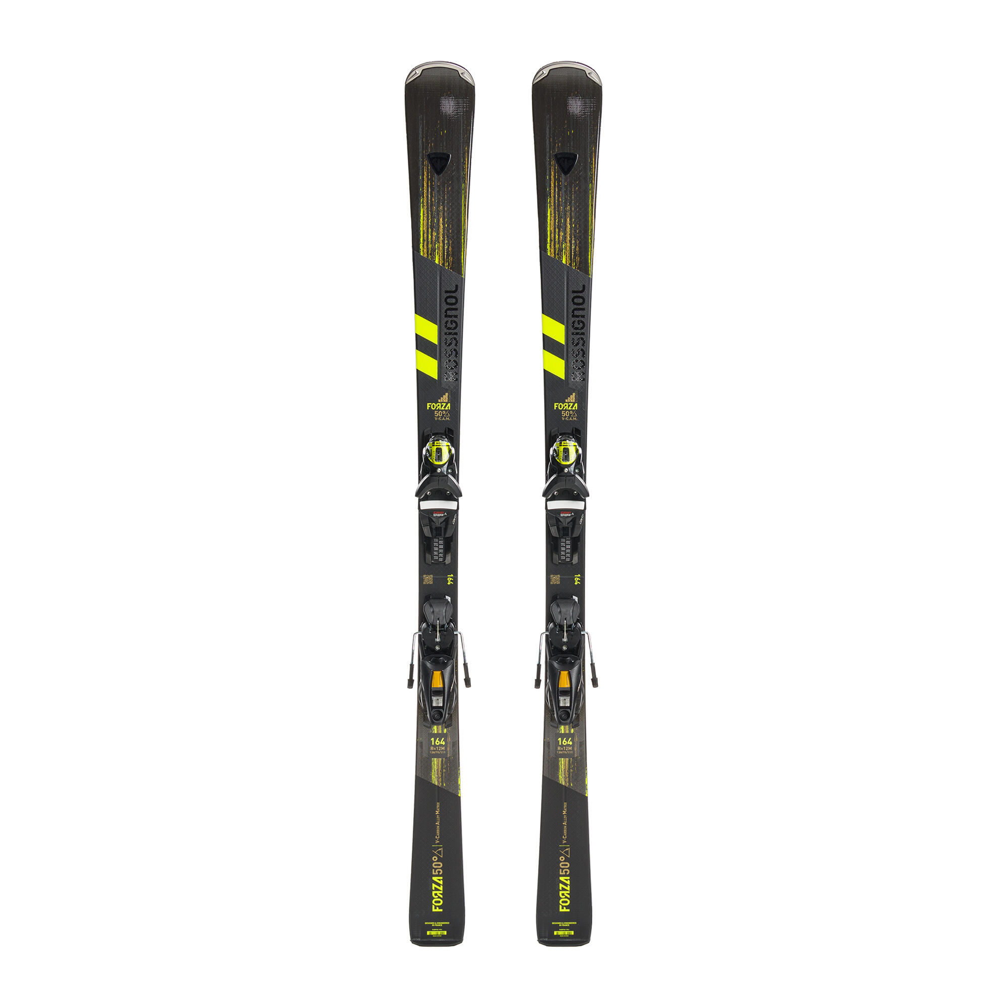 Rossignol - Skis Alpins Homme Rossignol Forza 50 V-cam K + Fixations Nx12 - Skis - Gris - 157 Cm - Decathlon