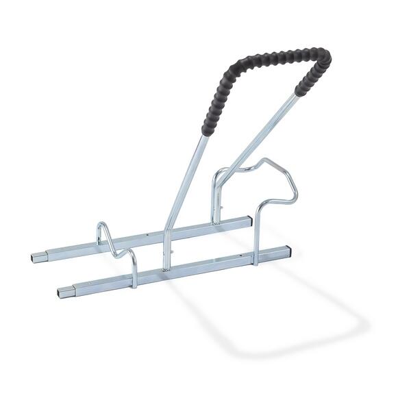 Râtelier 2 vélos avec arceau gainé - Modèle de suivant 1/3