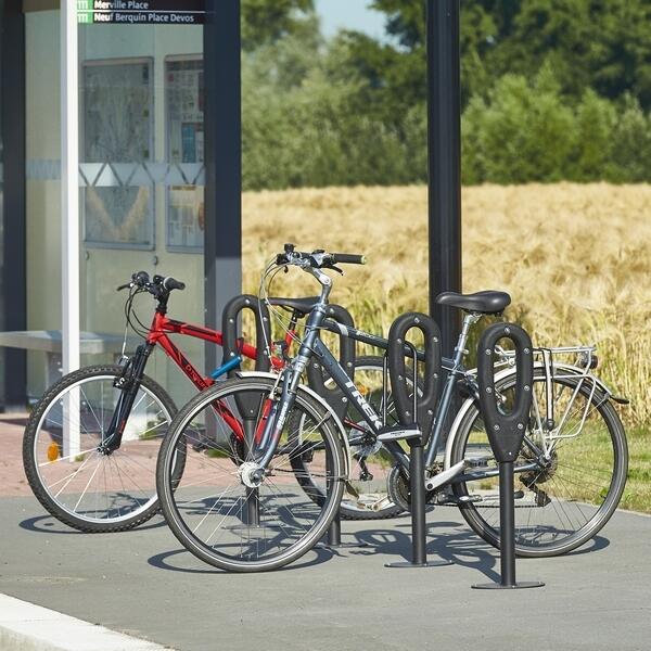 Poteau range 2 vélos 3/5