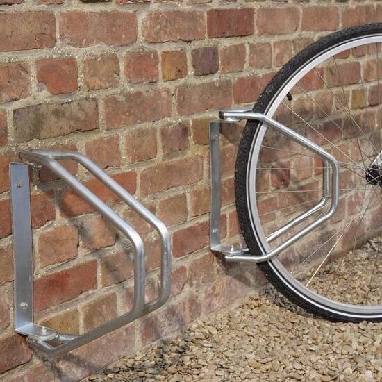 Lot de 2 ranges 1 vélo mural pivotant à 120°