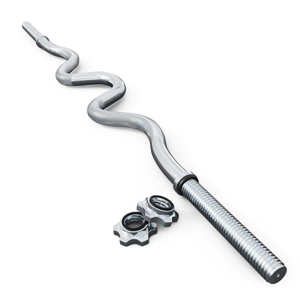 Barra Curl de Rosca 1,20m - 7kg