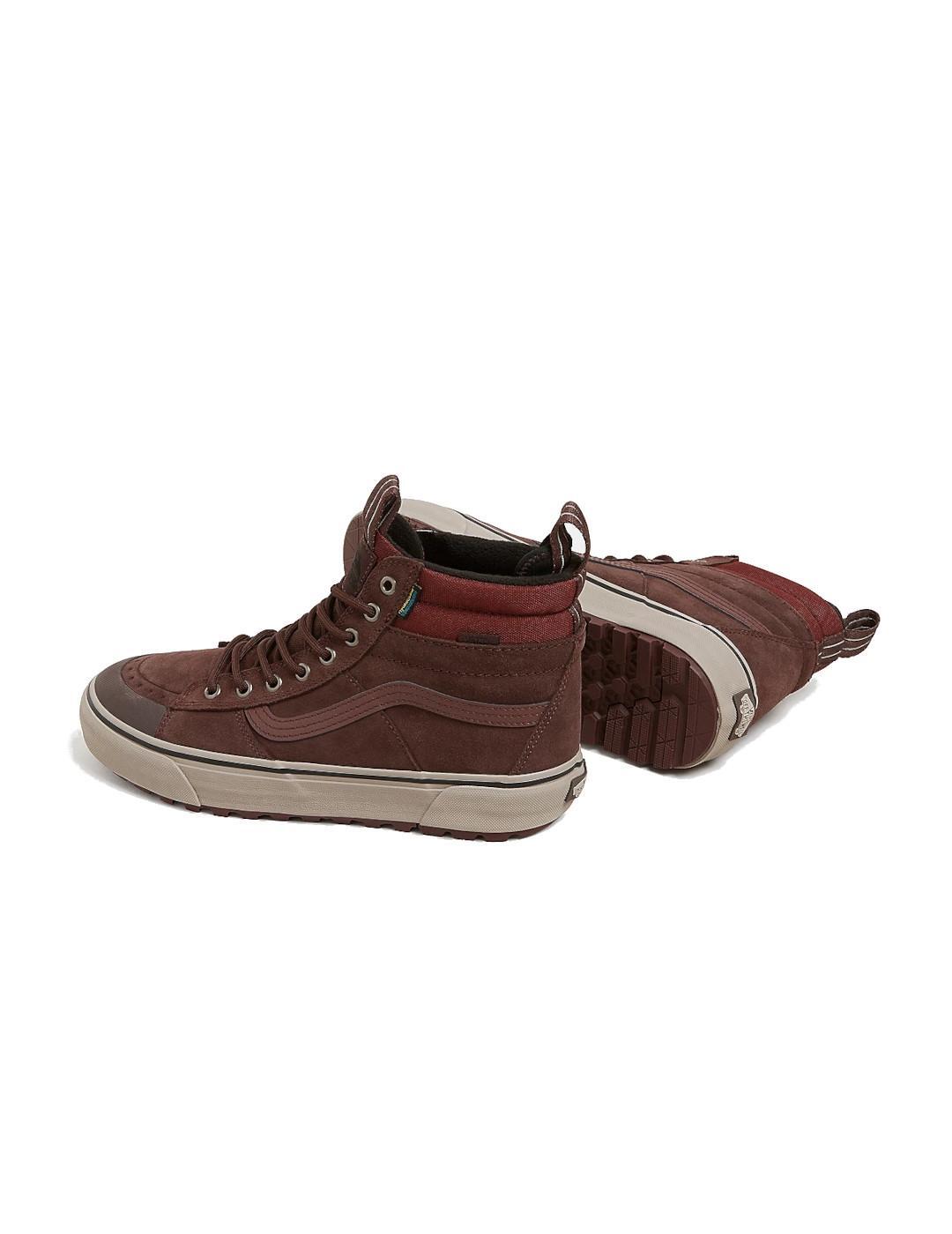 Chaussures pour hommes Vans Mte sk8-hi Marron 3/4