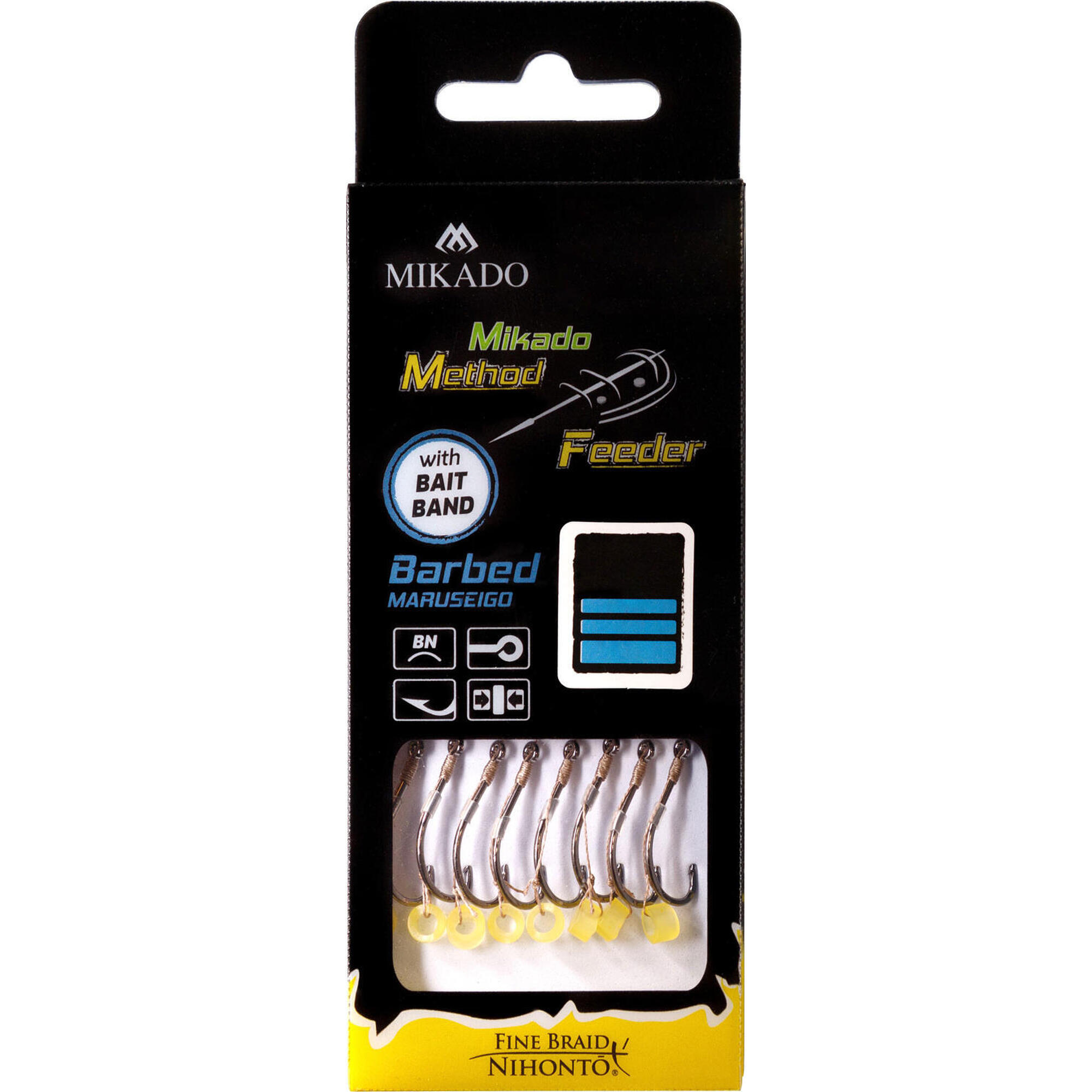 Przypony Mikado Z Gumką Zadziorowe Maruseigo - 10/0.12mm/10cm