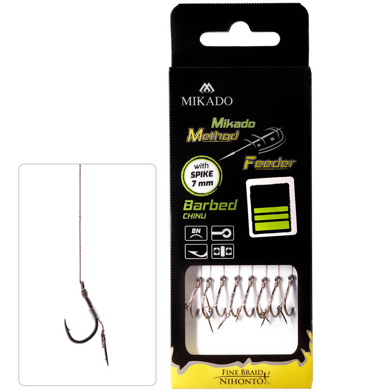Przypony Mikado Mf Z Igłą Zadziorowe Chinu - 8/0.14mm/10cm