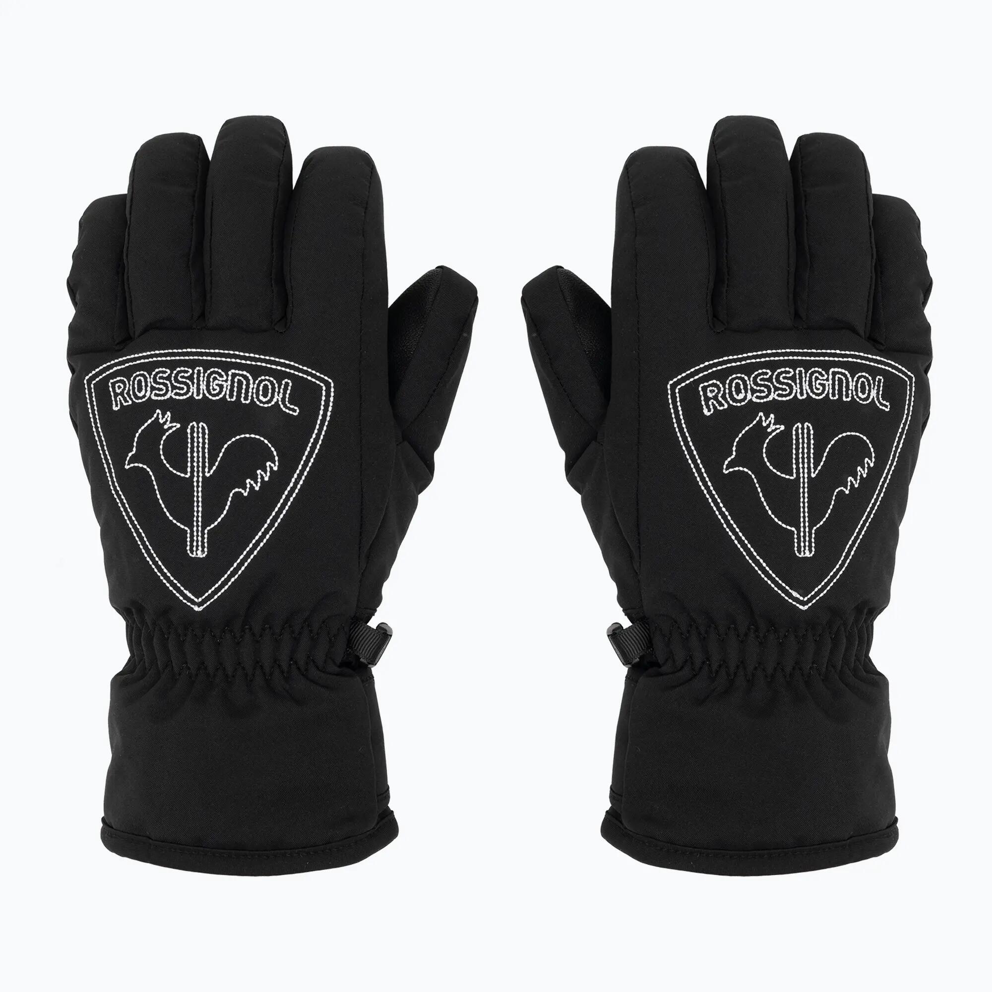 Gants et Moufles ROSSIGNOL Gants Rooster Jr - Noir - 8 ans/S/5 3/5