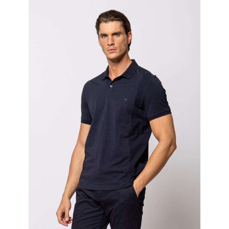 Tricou cu mânecă scurtă, cu guler, pentru bărbați DROME