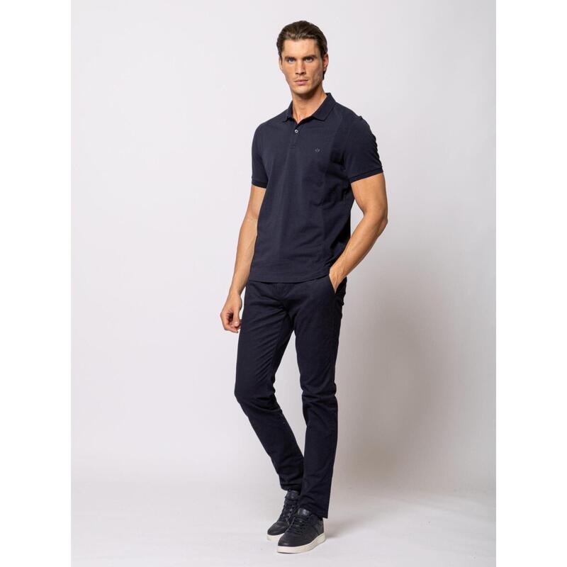 Tricou cu mânecă scurtă, cu guler, pentru bărbați DROME