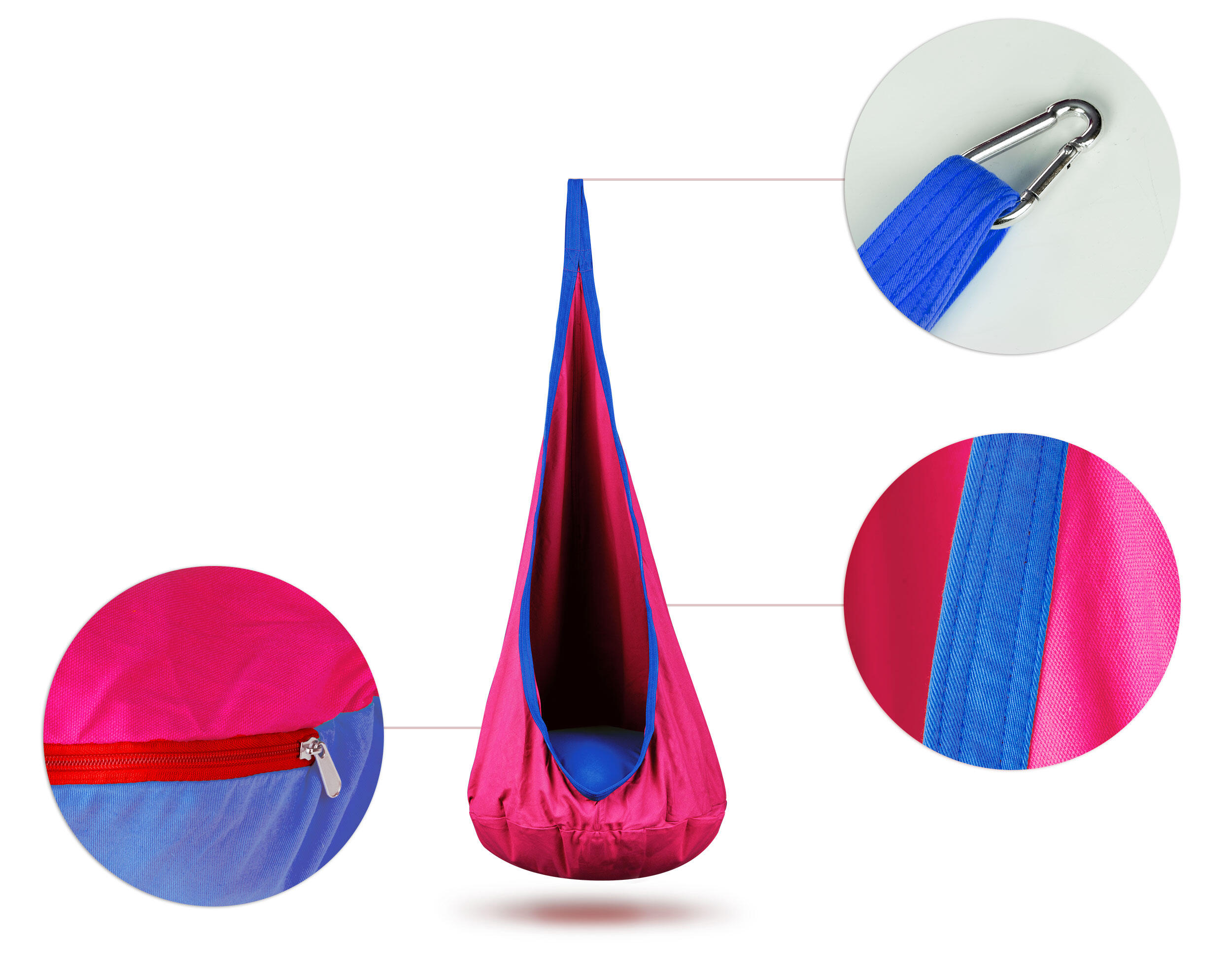 Balançoire cocoon Neo-Sport - rose 3/5