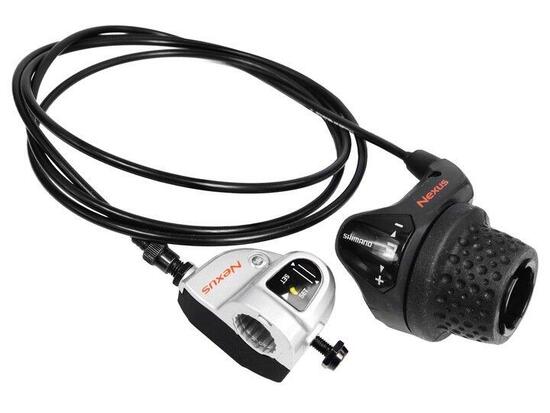 MANETKA ROWEROWA SHIMANO Nexus SL-3S41E, typu Revoshift krótki chwyt