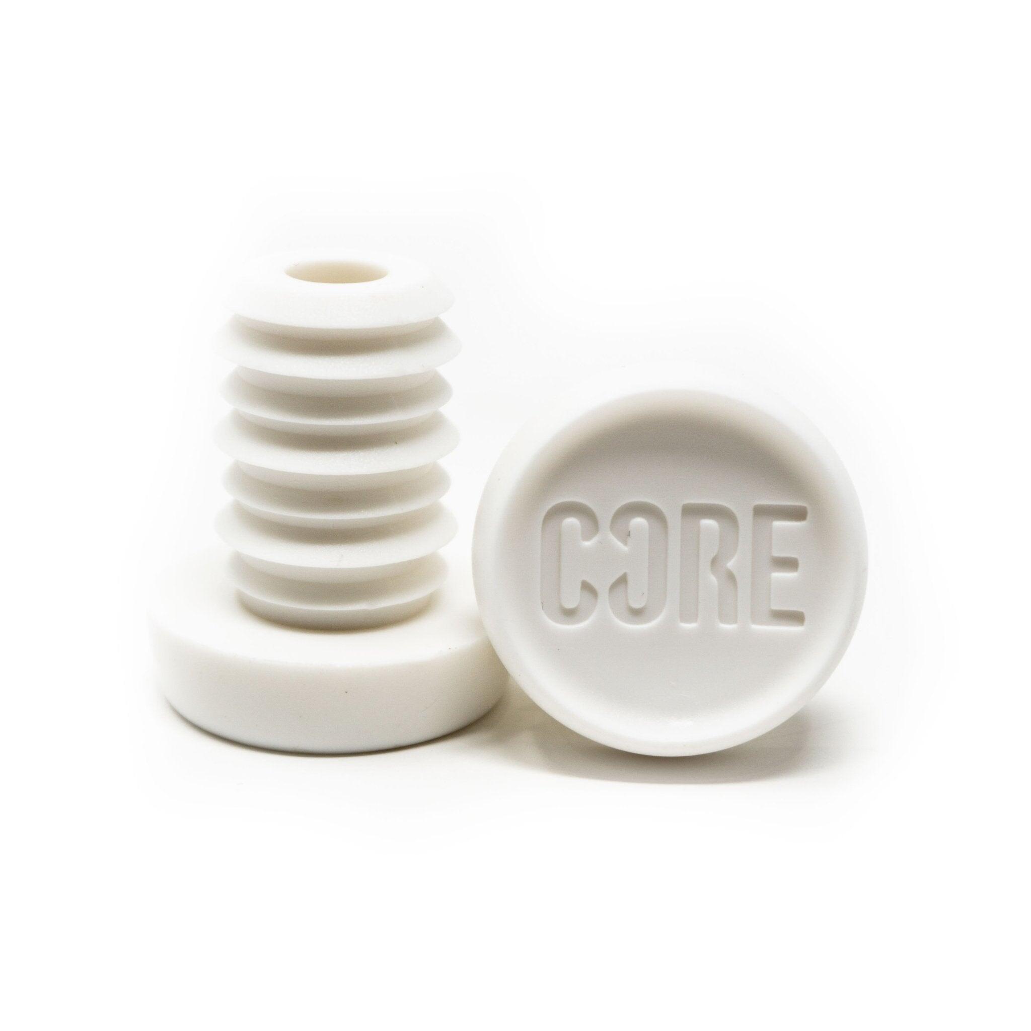 CORE CORE Scooter Bar Ends for Aluminium Bars - White