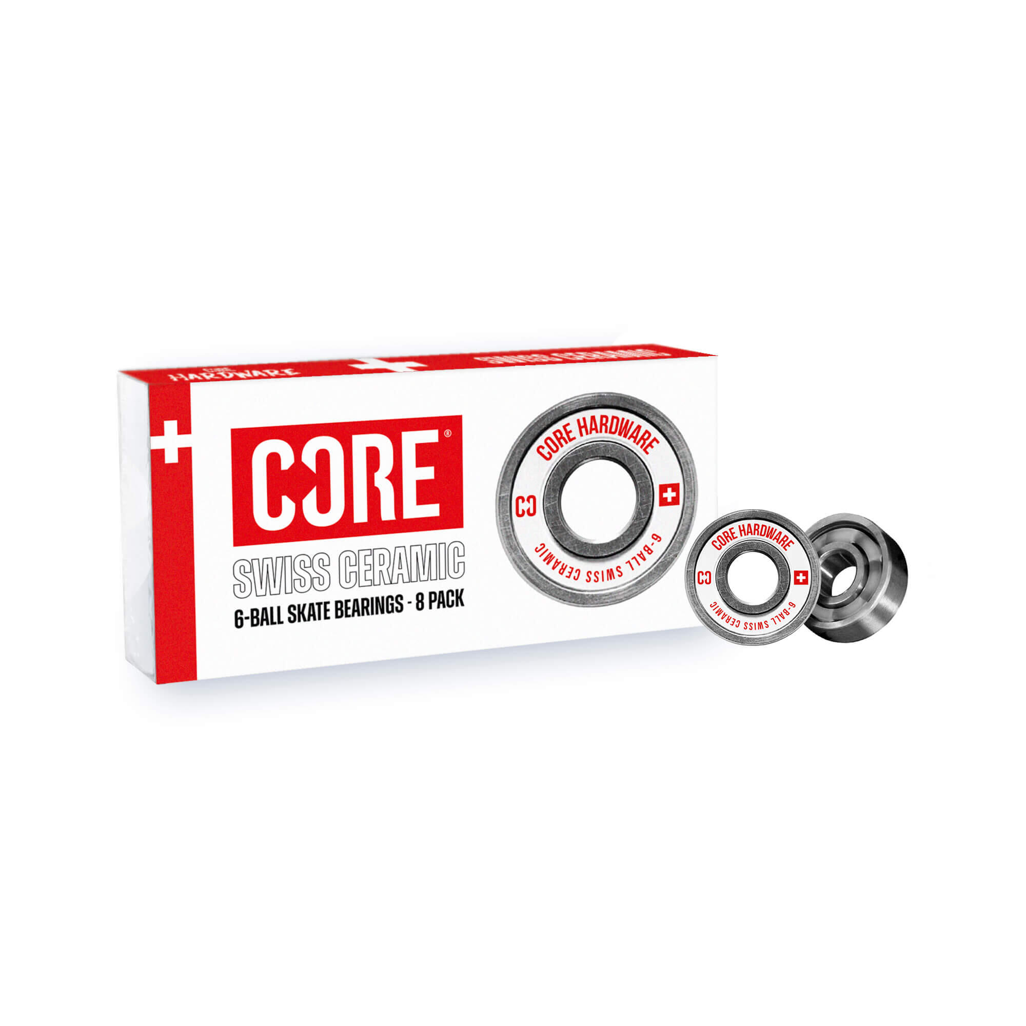 CORE CORE Hardware SWISS Ceramic Skate/Scooter Bearings - Pack of 8