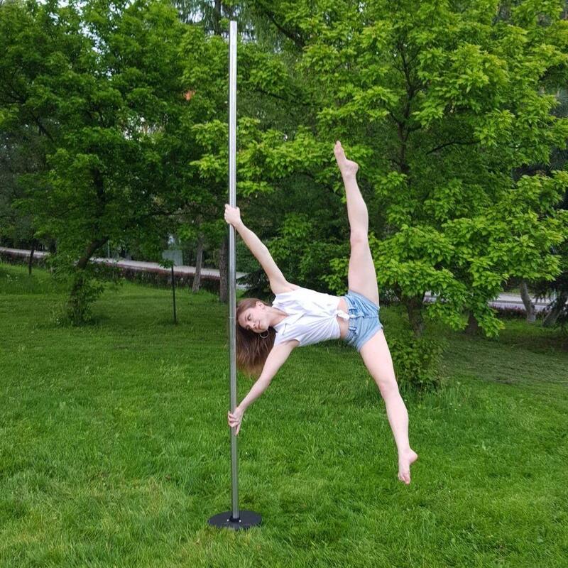 Rura pole dance, wkręcana w ziemię, M-pole