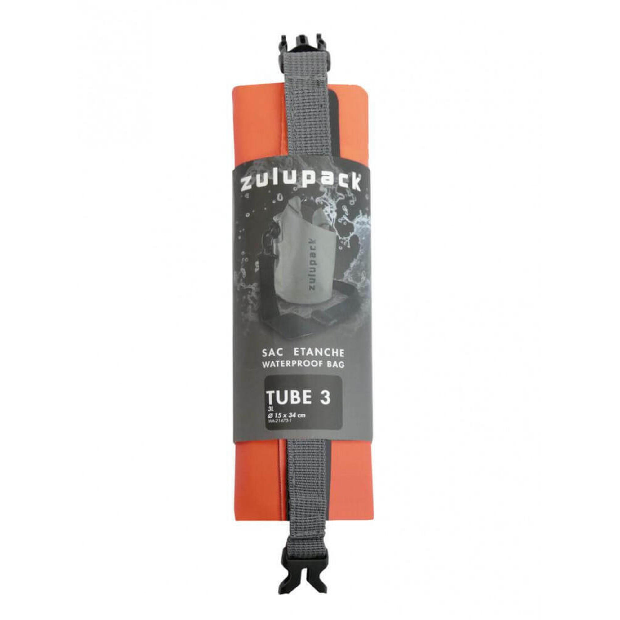 Sac tube étanche 3L fond transparent