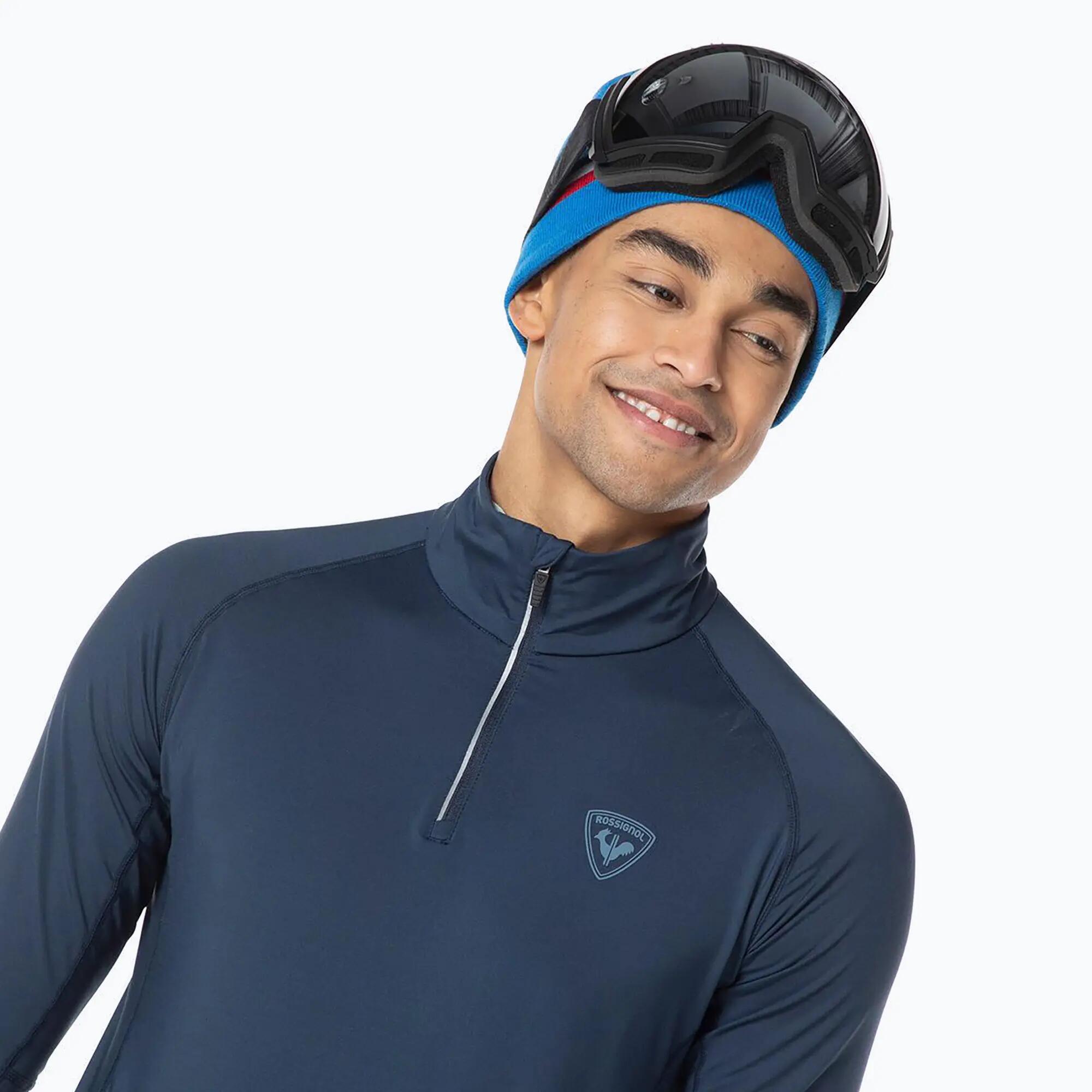 Koszulka termoaktywna Rossignol Classique 1/2 Zip granatowa 5/5
