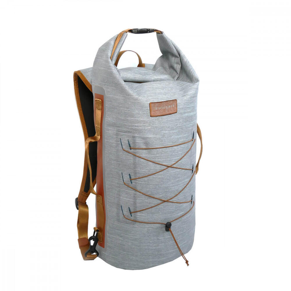 Zulupack - Sac À Dos Étanche Urbain 40l Tpu - Indy - Sac Étanche - Gris|marron - 40 L - Decathlon