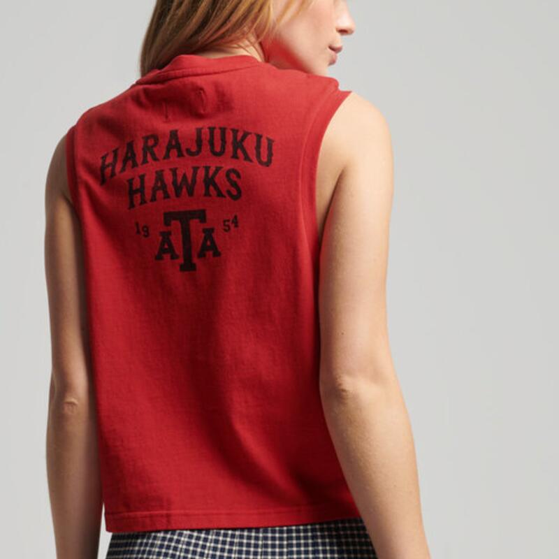 Femeii Superdry Vintage Collegiate Touring T-Shirt Tank